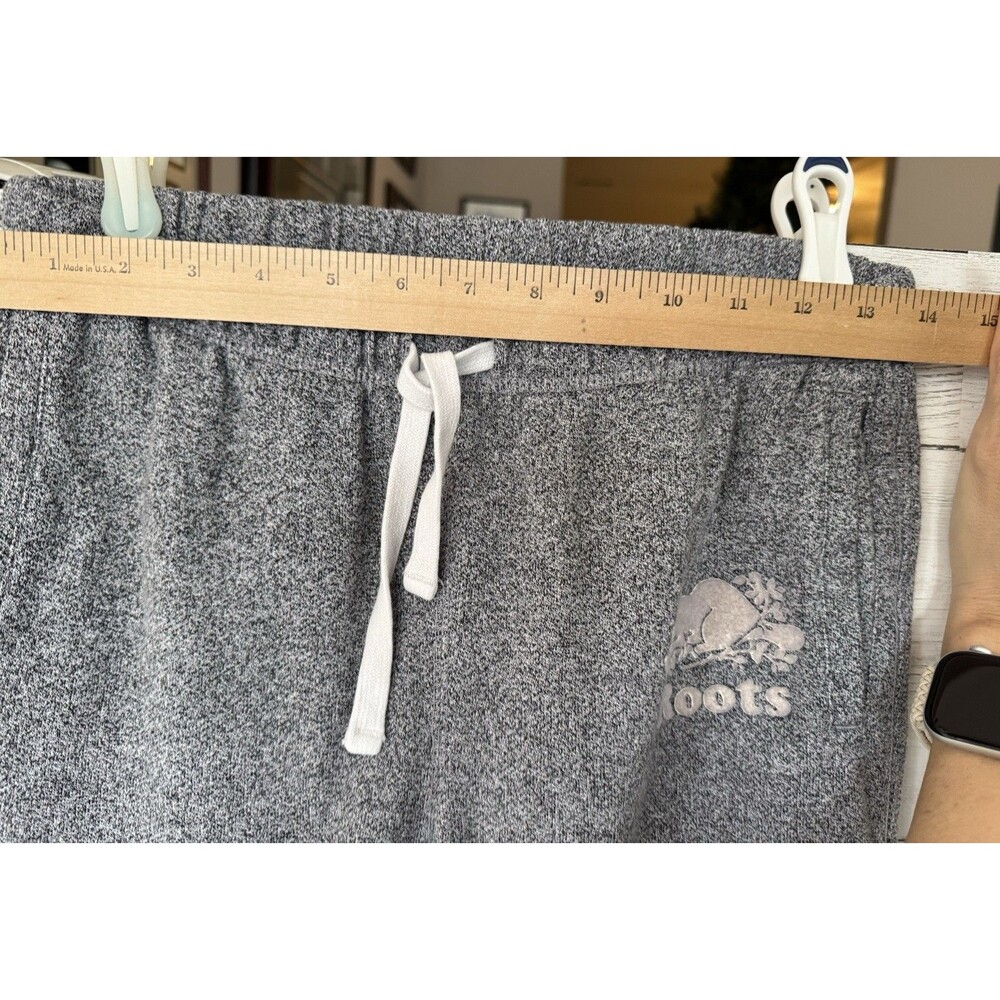 Roots Marled Grey Jogger Sweatpants Size XS - Picture 6 of 13